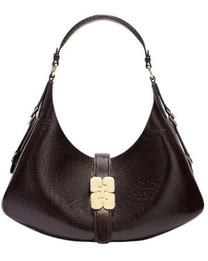 Ganni Shoulder Bags - Negro