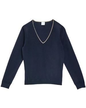 Paul Smith V-Neck Knitwear - Bleu