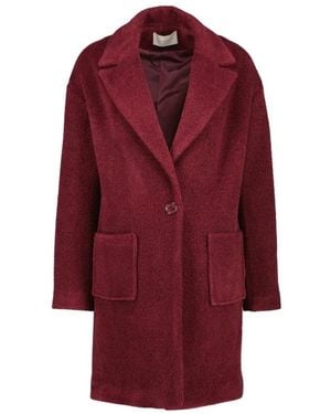 Amélie & Amélie Single-Breasted Coats - Rosso