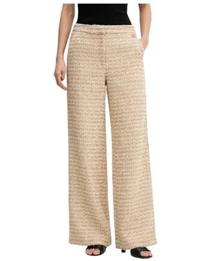 KARL LAGERFELD Wide Trousers - Neutro