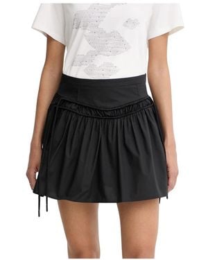 Pinko Rokken ,Zwart ,Katoen Rovigo Skirt