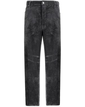 Emporio Armani Straight Trousers - Grey