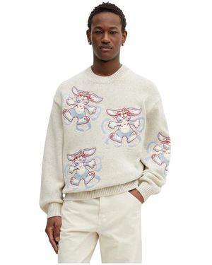 KENZO Round-Neck Knitwear - Neutre