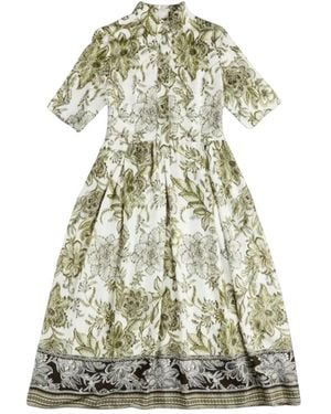 Fay Chemisier M/C Midi Jurk - Groen