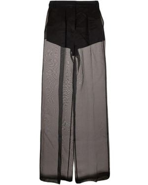 Elisabetta Franchi Wide Trousers - Brown