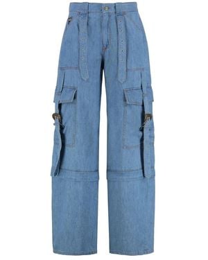 Versace Jeans Couture Loose Fit Jeans - Blue