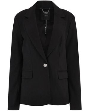 Guess Jassen ,Zwart ,Slim Jacket