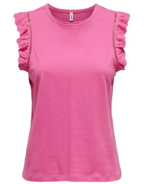 ONLY Top Sin Mangas, Mujer, Talla - Rosa