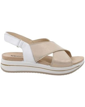 Igi&co Casual Damen Leder Sandalen - Weiß