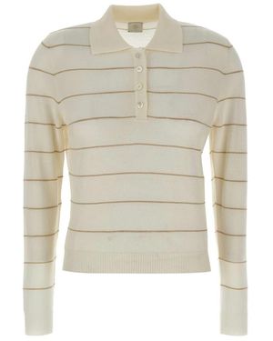 Eleventy Round-Neck Knitwear - Blanc