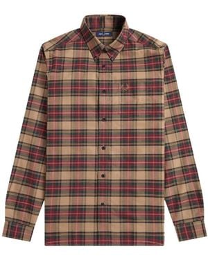 Fred Perry Casual Shirts - Marrón