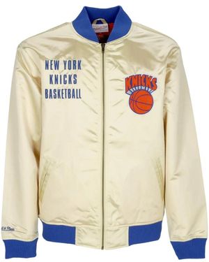 Mitchell & Ness Bomber Jackets - White