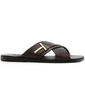Tom Ford Sliders - Zwart