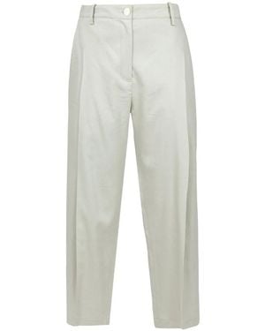 Alysi Slim-Fit Trousers - Grey