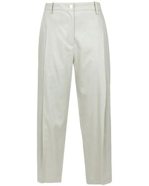Alysi Slim-Fit Pants - Gray