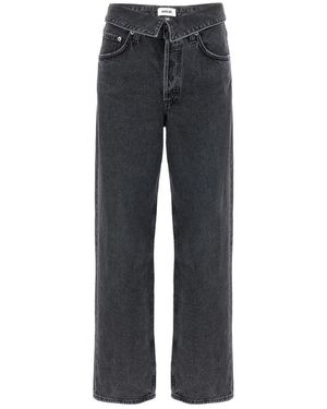 Agolde Straight Jeans - Gris