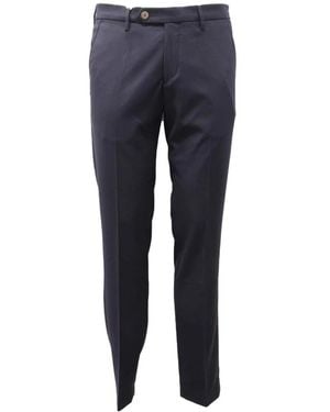 Michael Coal Slim-Fit Trousers - Blue