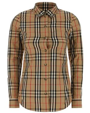 Burberry Shirts - Brown