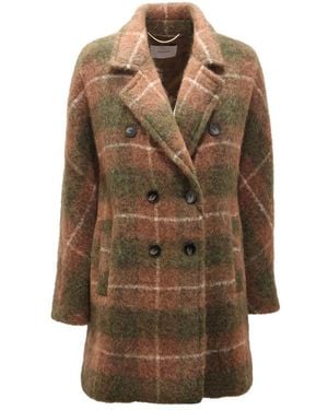 Marella Double-Breasted Coats - Marrón