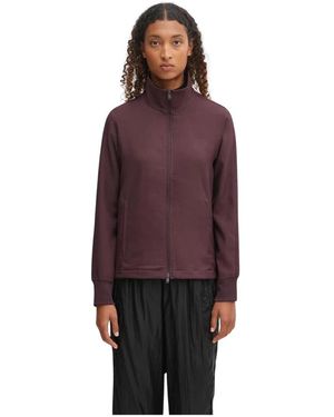 Y-3 Hoodies & Sweatvesten ,Paars ,Polyester Shamar Track Top - Rood