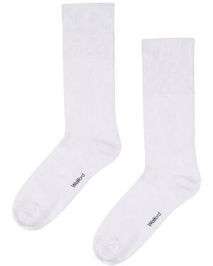 Wolford Socken Aus Baumwollmischung Aus Ägyptischer Baumwolle, Mittellang - Weiß