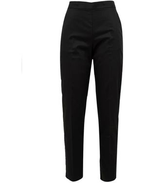 Douuod Woman Slim-Fit Trousers - Black