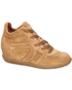 Softwaves Schoenen ,Bruin ,Leer Patty Wedge Sneaker