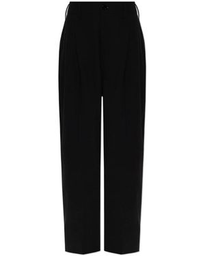 Ami Paris Broeken ,Zwart ,Wol Wool Broeken