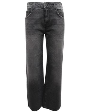 Relish Jeans ,Zwart ,Denim Ellelong Wo Strass Broeken - Grijs