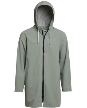 Stutterheim Leichter wasserdichter regenmantel - Grau
