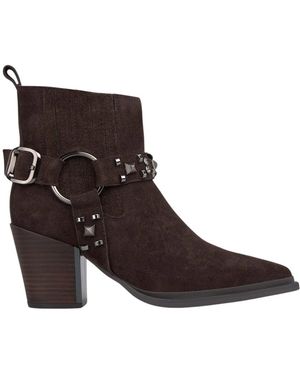 Alma En Pena. Cowboy & Biker Boots - Brown