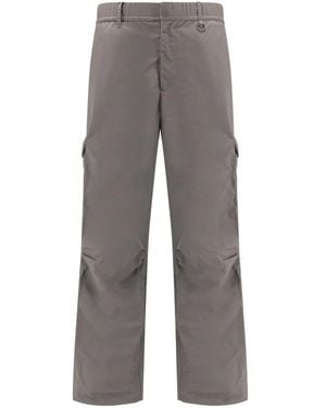Laminar Straight Trousers - Grey