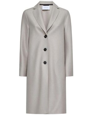 Harris Wharf London Single-Breasted Coats - Grigio