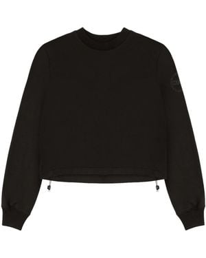 Colmar Hoodies & Sweatvesten ,Zwart ,Katoen Zwarte Fluweeltrui