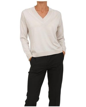 Anna Molinari V-Neck Knitwear - Grijs