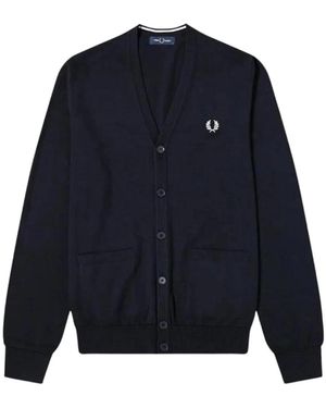 Fred Perry Cardigans - Blu