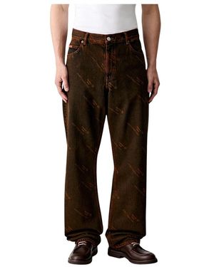 Martine Rose Straight Jeans - Negro