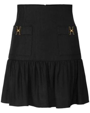 Elisabetta Franchi Short Skirts - Black