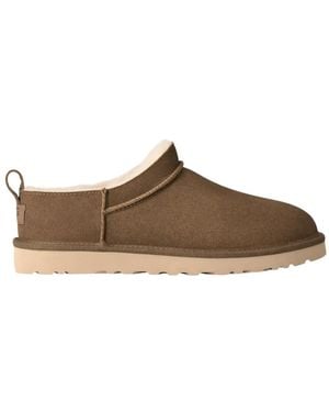 UGG Schoenen ,Bruin ,Suède Classic Micro