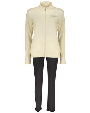 Freddy Fitness ,Sweatshirt En Broek Set - Naturel