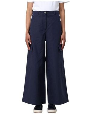 Colmar Wide Trousers - Blue