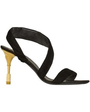 Balmain High Heel Sandals - Black