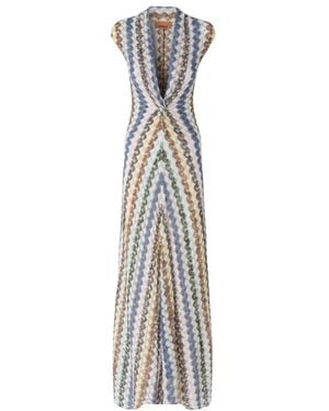 Missoni Knitted Dresses - Metálico