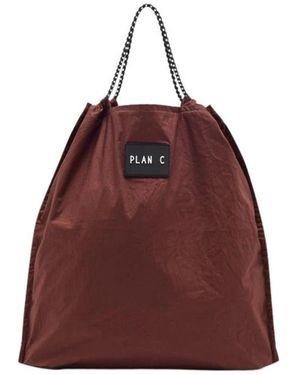 Plan C Tote Bags - Rojo
