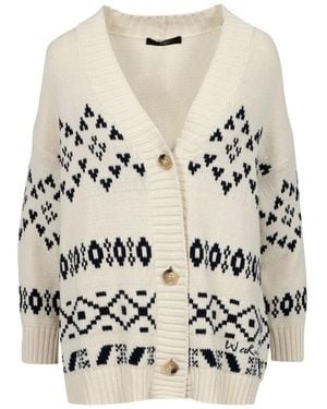 Weekend by Maxmara Truien & Vesten ,Veelkleurig ,Cardigans - Naturel