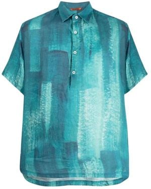 Barena Short Sleeve Shirts - Blue