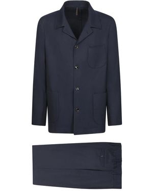 Dell'Oglio Single Breasted Suits - Blue