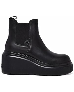Janet & Janet Chelsea Boots - Black