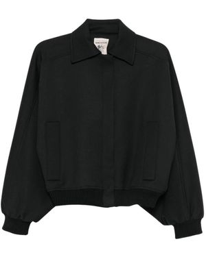 Semicouture Jassen ,Zwart ,Wol Renie Bomberjack