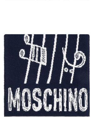 Moschino Winter Scarves - Azul